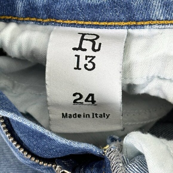 R13 Boy Skinny Jeans Jasper Stretch - Picture 12 of 16